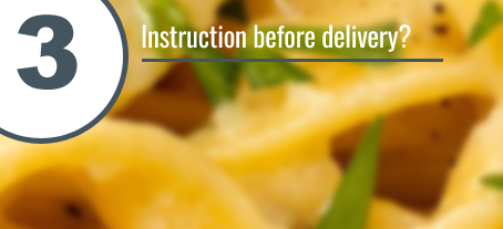 Pastiamo - Special instructions for your Italian fresh made pasta