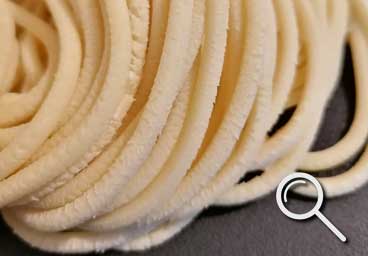 fresh pasta shape Spaghettoni Rustici from pastiamo