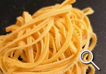fresh pasta shape Tagliolini from pastiamo